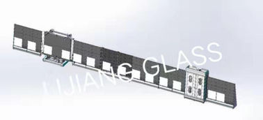 Linea di produzione di vetro d'isolamento automatica con il doppio materiale da otturazione del gas
