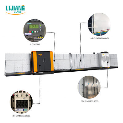 Linea di produzione di vetro d'isolamento verticale con la pressatura unita esterna automatica del piatto