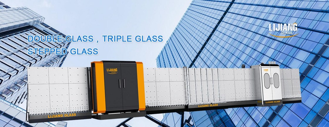 Linea di produzione di vetro d'isolamento automatica verticale LJBZ2535 con gas che riempie sulla linea