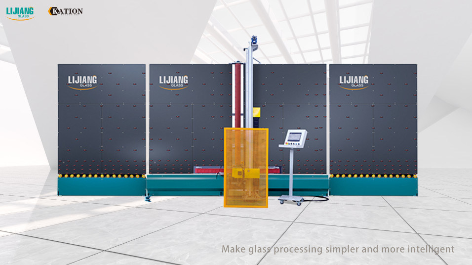 Macchina per la frantumazione di vetro verticale automatica del bordo con CE per l'isolamento della produzione di vetro