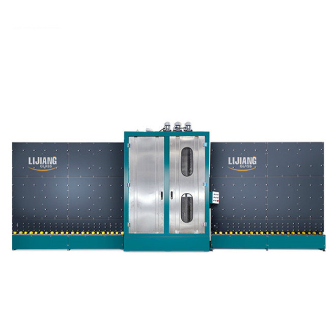 Lavaggio di vetro verticale ed asciugatrice per il vetro E basso che elabora 6 spazzole molli dei pc