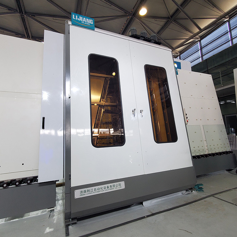 Grande lavatrice di vetro verticale automatica con 6 spazzole molli dei pc