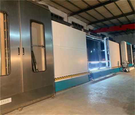 linea di produzione di vetro d'isolamento di verticale di 280x450mm per la doppia elaborazione di vetro