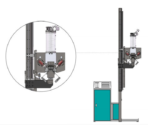 Tipo lancio Alto-efficiente di sigillatura automatico disseccante di verticale di vetro di IG della macchina di rifornimento