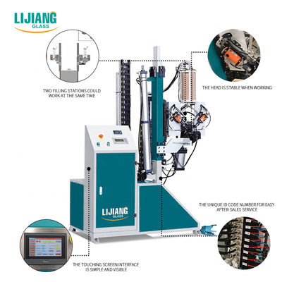 Tipo lancio Alto-efficiente di sigillatura automatico disseccante di verticale di vetro di IG della macchina di rifornimento